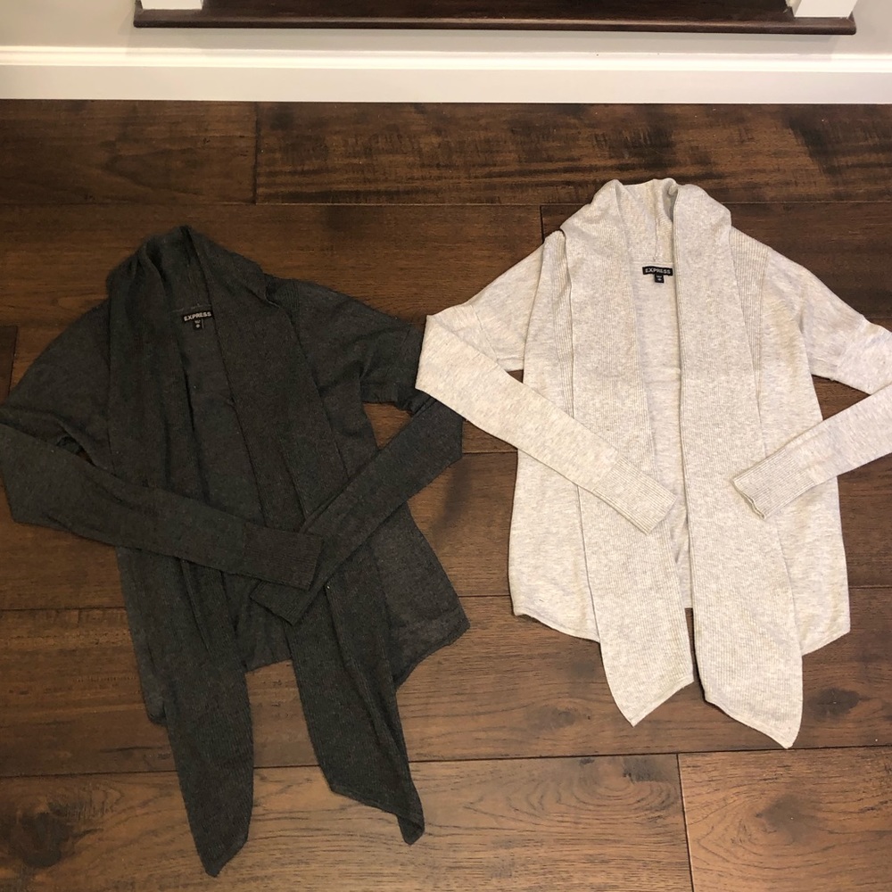 LOT 2 Express Waterfall Cardigans XS